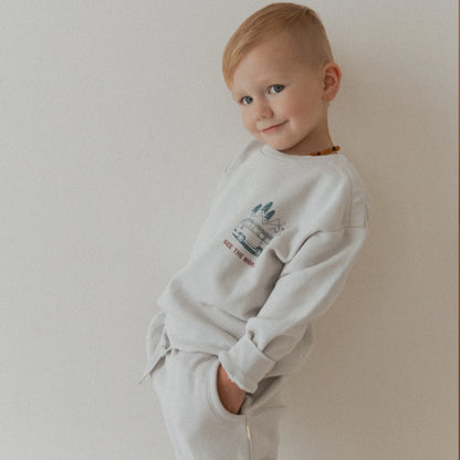 Organic Fleece Sweatshirt - Travel