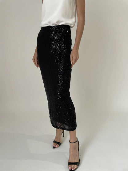 Sequin Pencil Skirt