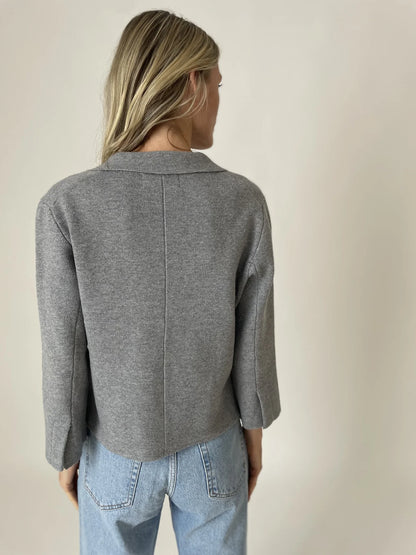 3/4 Sleeve Knit Blazer