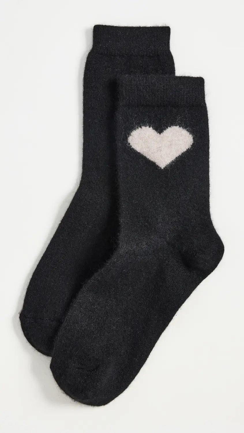 Cashmere Heart Sock