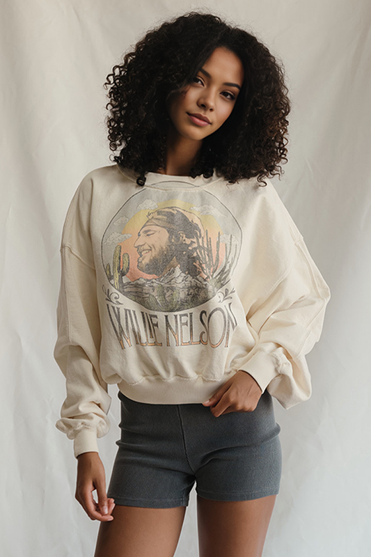 Willie Nelson Wild West Sweatshirt